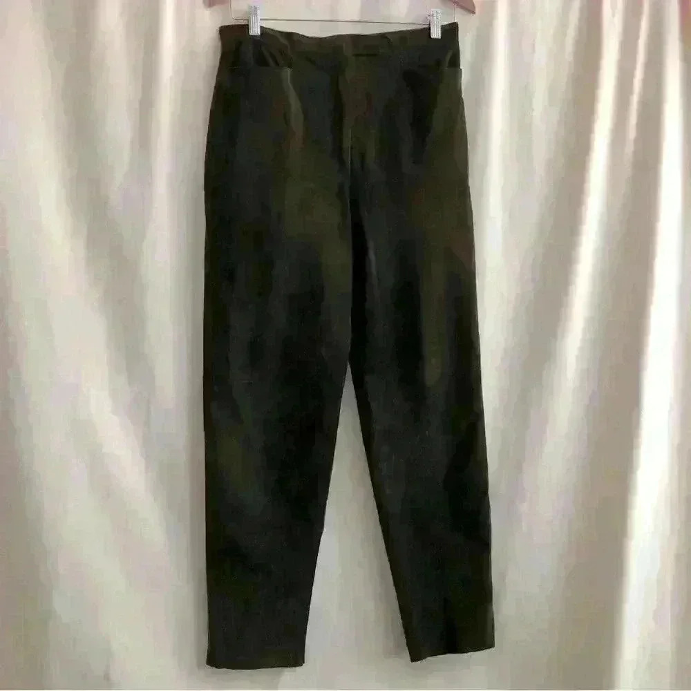 Brown Suede Leather Trousers  Pants